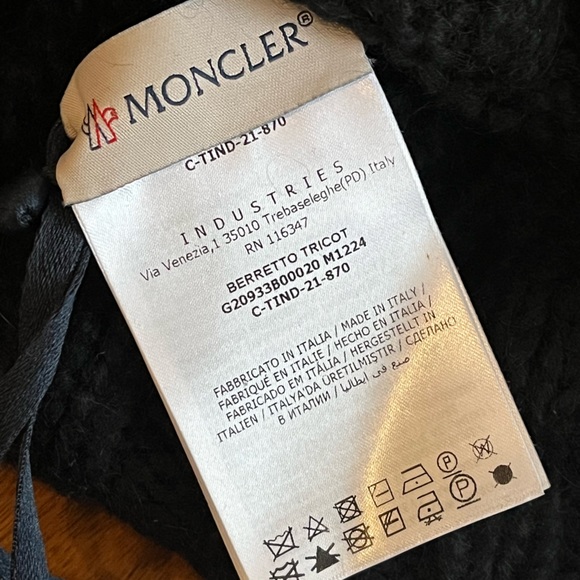 Moncler Wool Hat, NEW only black is available, NEW - Picture 6 of 11